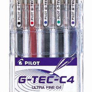 סט 5 צבעים עט ג’ל G-TEC-C4
