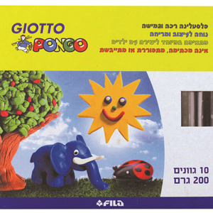 פלסטלינה 10 גוונים