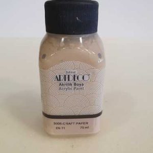 צבעי אקריליק Artdeco  איכותי 75 מ”ל – 3005 לבן נייר קראפט