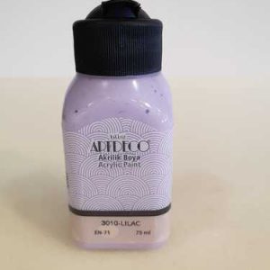 צבעי אקריליק Artdeco  איכותי 75 מ”ל – 3010 לילך ( סגלגל )