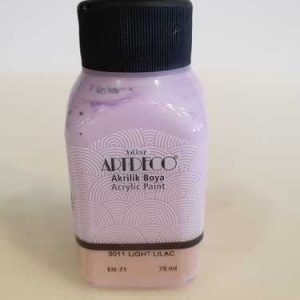 צבעי אקריליק Artdeco  איכותי 75 מ”ל – 3011 אור לילך ( סגלגל )