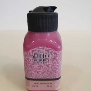 צבעי אקריליק Artdeco  איכותי 75 מ”ל – 3020 בורגונדי