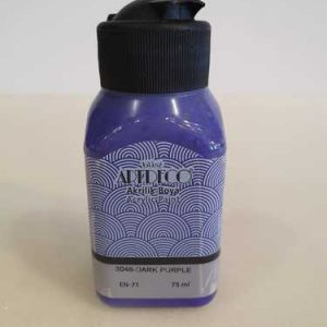 צבעי אקריליק Artdeco  איכותי 75 מ”ל – 3048 סגול