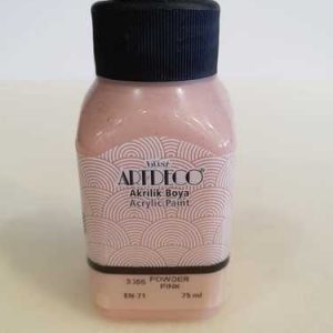צבעי אקריליק Artdeco  איכותי 75 מ”ל – 3055 ורוד אבקה