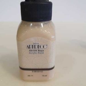 צבעי אקריליק Artdeco  איכותי 75 מ”ל – 3056 חול