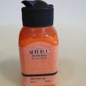 צבעי אקריליק Artdeco  איכותי 75 מ”ל – 3603 תפוז