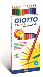 עפרונות 12 גוונים – GIOTTO ELIOS