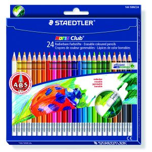 עפרונות צבעוניים עם מחק של STAEDTLER