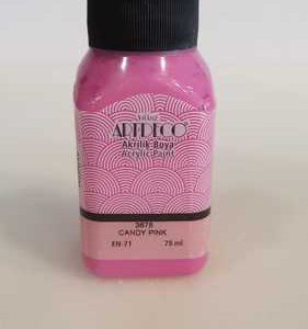צבעי אקריליק Artdeco  איכותי 75 מ”ל – 3678 ורוד סוכריה