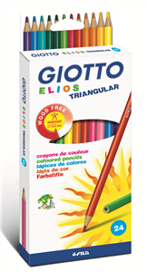 עפרונות 24 גוונים – GIOTTO ELIOS