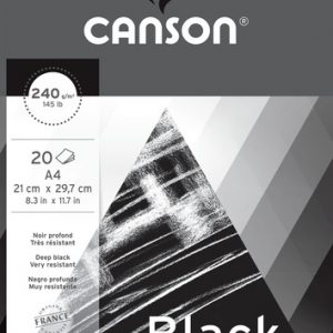 בלוק נייר שחור של CANSON – גודל A3