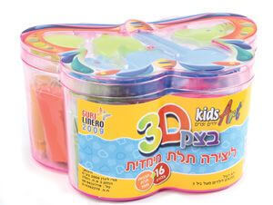 בצק ליצירה תלת מימדית -KIDS ART