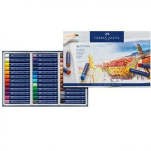 גירי פסטל רכים 36 גוונים FABER-CASTELL