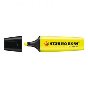 טוש הדגשה זוהר-STABILO BOSS צבע צהוב-ברכישת 3 יחידות מהמוצר המחיר לפי 2.50 ש”ח ליחידה