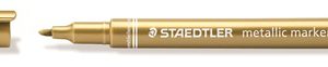 טוש מטאלי זהב STAEDTLER- המחיר 5.90 ש”ח ליחידה ברכישת 3 יחידות