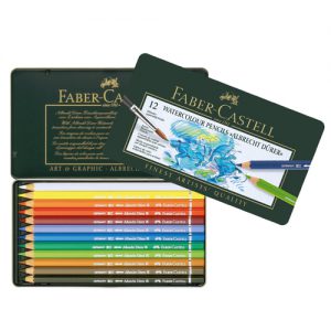 סט 12 יחידות עפרונות צבעוניים על בסיס מים Faber Castell
