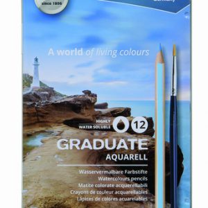 סט 12 עפרונות מים גרדיואט GRADUATE