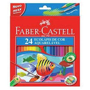 סט 24 עפרונות אקוורל - Faber Castell