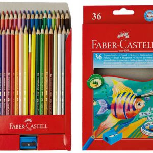 סט 36 עפרונות אקוורל – Faber Castell