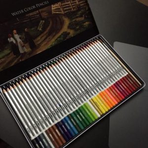 סט 36 עפרונות  בצבעי מים סט למבוגרים וילדים ציור ושרטוט