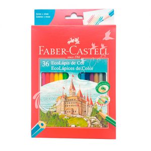 סט 36 עפרונות צבעונייים – Faber Castell