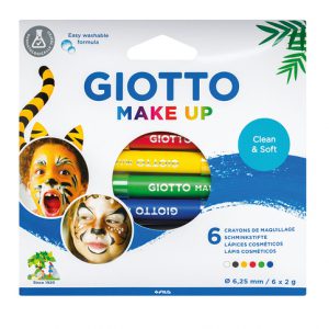 סט 6 עפרונות איפור פנים צבעי יסוד GIOTTO