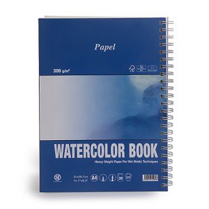 ספר ציור לצבעי מים WATERCOLOR BOOK גודל A4