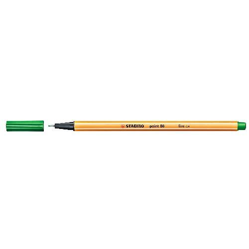 עט STABILO POINT 0.4 צבע ירוק כהה
