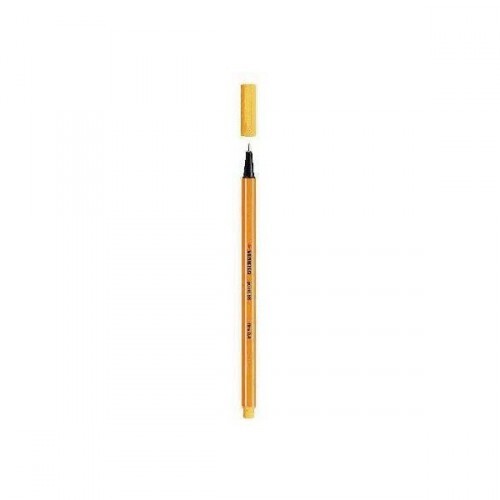עט 0.4 STABILO POINT צבע צהוב