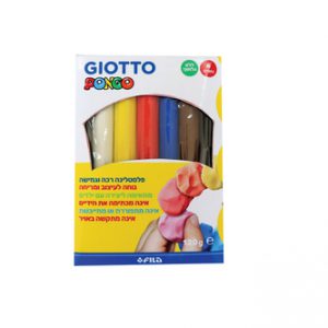 פלסטלינה 6 גוונים ללא גלוטן GIOTTO