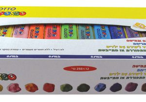 פלסטלינה – 10 גוונים – ללא גלוטן