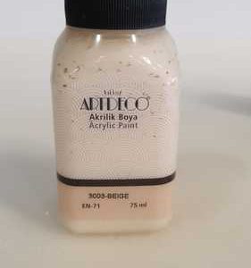 צבעי אקריליק Artdeco  איכותי 75 מ”ל – בז ‘ 3003
