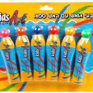 צבעי גואש עם ראש ספוג – KIDS ART