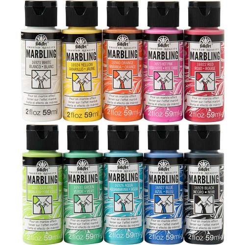 צבעי מרבלינג- שיוש - MARBLING PAINT FOLK ART